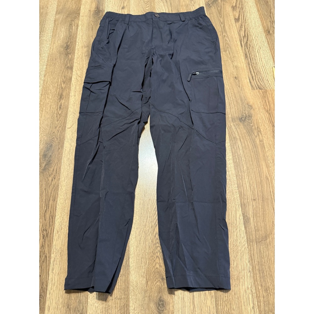 Viori Cargo Pants Mens Large Black Adult Lightweight Stretch Outdoor Excellent